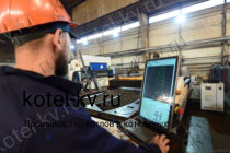 Отопительный котла КВр 0.63 уголь дрова изготовление